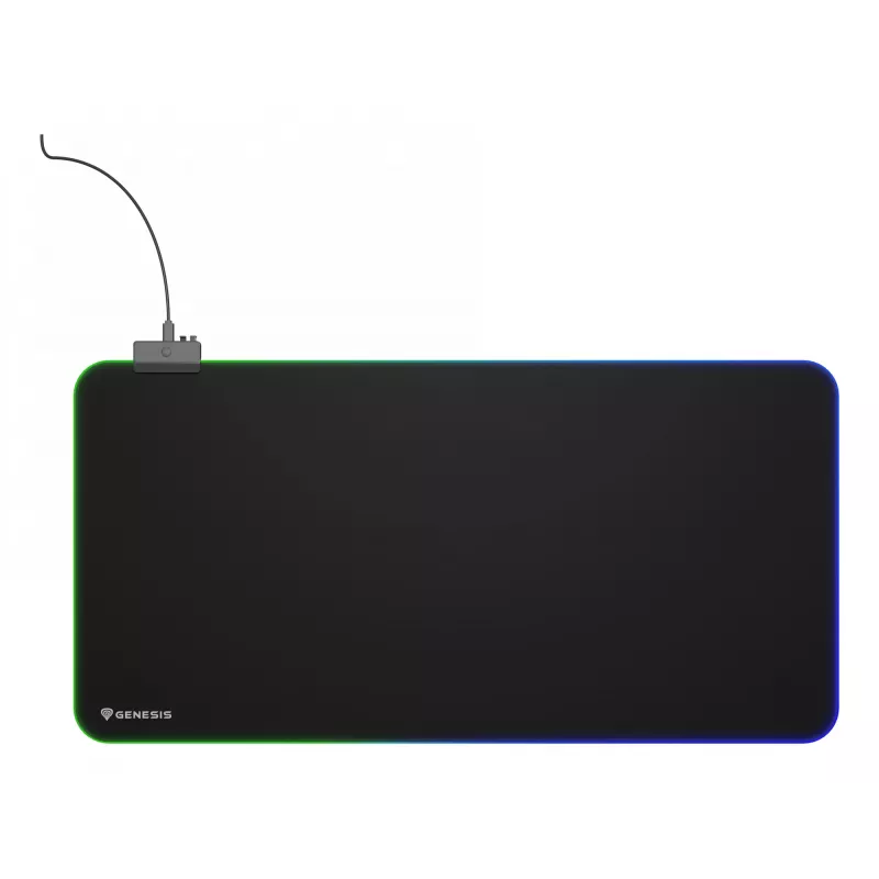 GENESIS Boron 500 XXL RGB Gaming-Mauspad Schwarz