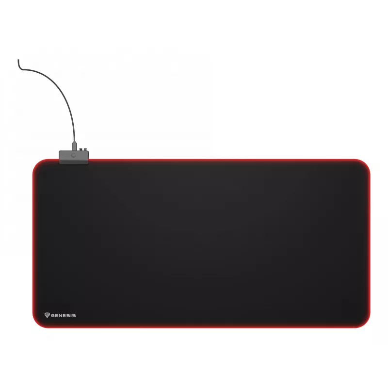 GENESIS Boron 500 XXL RGB Gaming-Mauspad Schwarz