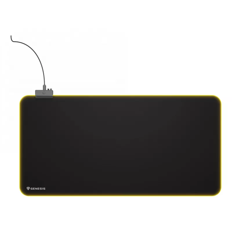 GENESIS Boron 500 XXL RGB Gaming-Mauspad Schwarz