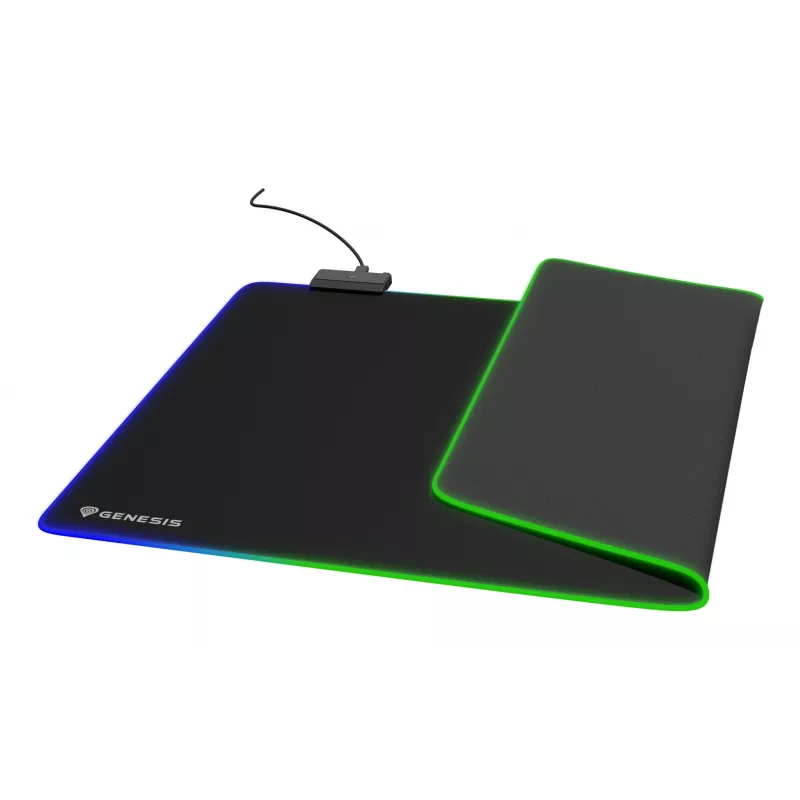 GENESIS Boron 500 XXL RGB Gaming-Mauspad Schwarz