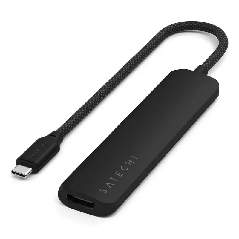 USB Type-C Hub Satechi ST-P6SK 10000 Mbit/s HDMI RJ-45 USB 3.2