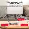 Laptop-Ständer Unitek D1109A – verstellbarer Aluminium-Ständer mit USB-C-Hub, HDMI, Gigabit-Ethernet (geeignet für 14–17 Zoll)
