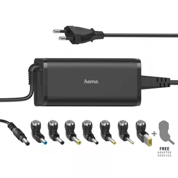 Hama 00200003 Ladegerät für mobile Geräte Laptop Schwarz AC Innenbereich