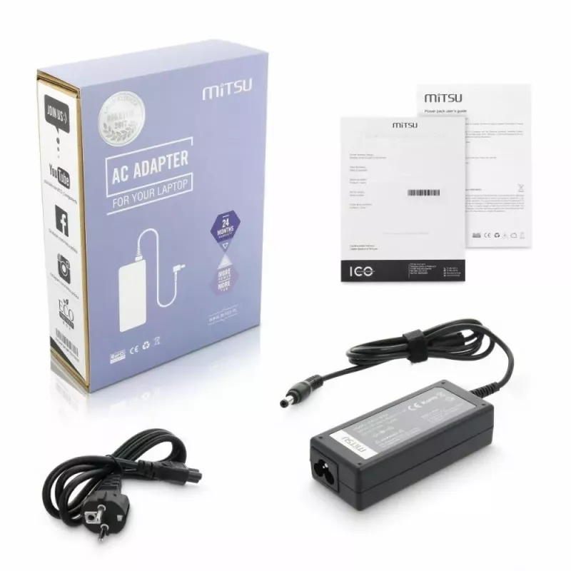 MITSU Netzteil 19 V 3,42 A Modell ZM/LIT19342 für kompatible Laptops