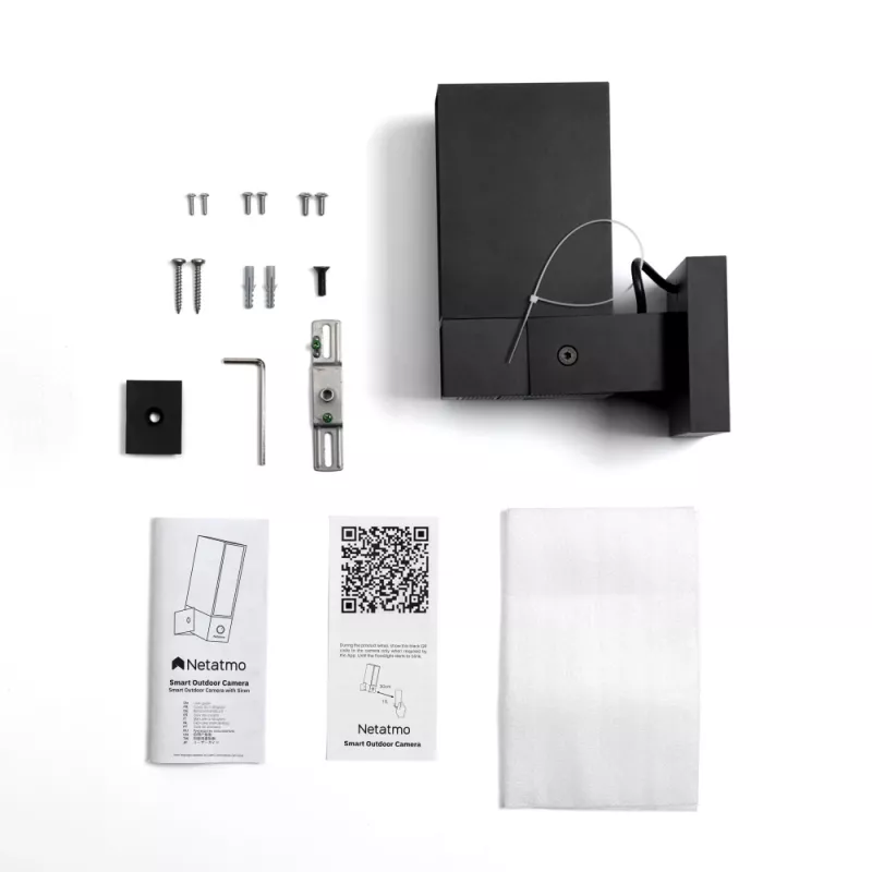 Netatmo Presence Box IP-Überwachungskamera Außenbereich 1920 x 1080 Pixel Wand