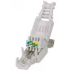 Intellinet RJ45 Modular Plug, werkzeugloser Steckverbinder, Cat5/5e/6, 22-26 AWG massive und flexible UTP-Kabel