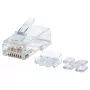 Intellinet RJ45 Modularstecker Pro Line, Cat6A, UTP, 3-zinkig, für Massivdraht, 50 µ vergoldete Kontakte, 80er-Pack