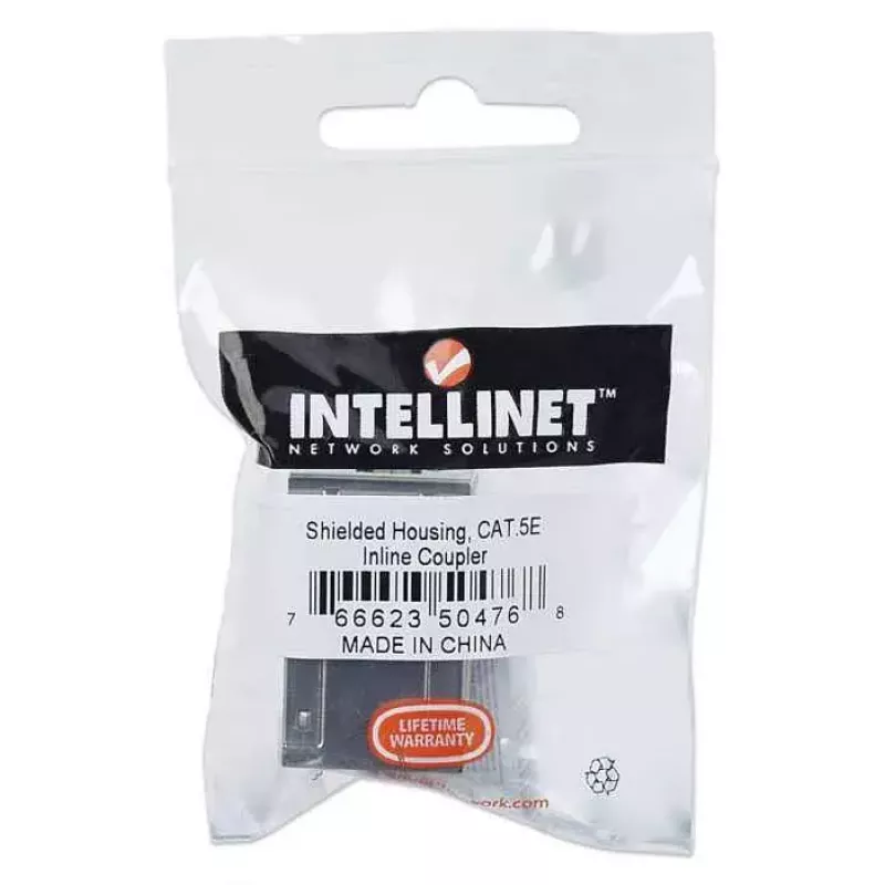 Intellinet Inline-Kupplung, Cat5e, FTP, Modular, 8P8C-Buchse auf 8P8C-Buchse, Silber