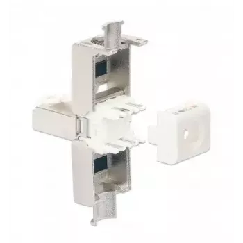 Intellinet Cat6a 10G geschirmter werkzeugloser RJ45-Modularstecker STP mit vergoldeten Kontakten