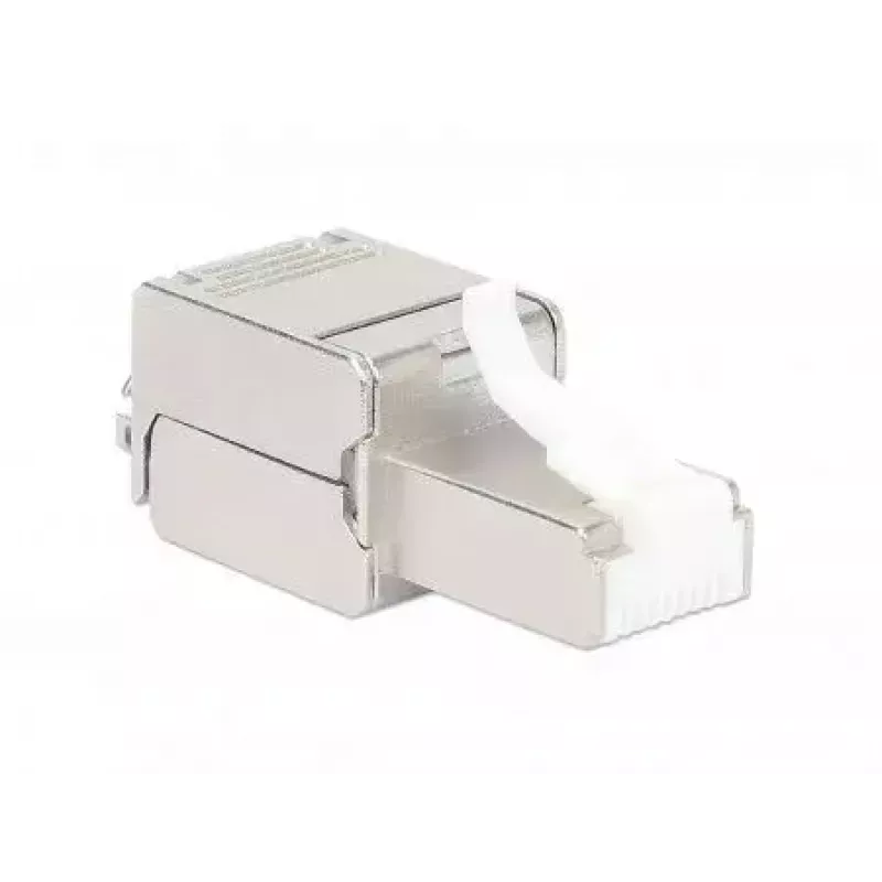 Intellinet Cat6a 10G geschirmter werkzeugloser RJ45-Modularstecker STP mit vergoldeten Kontakten