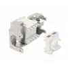 Intellinet Cat8.1 40G geschirmter werkzeugloser Keystone-Jack RJ-45 Silber