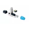 Intellinet Cat8.1 40G geschirmter werkzeugloser RJ45 Modularstecker Blau Stecker