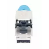 Intellinet Cat8.1 40G geschirmter werkzeugloser RJ45 Modularstecker Blau Stecker