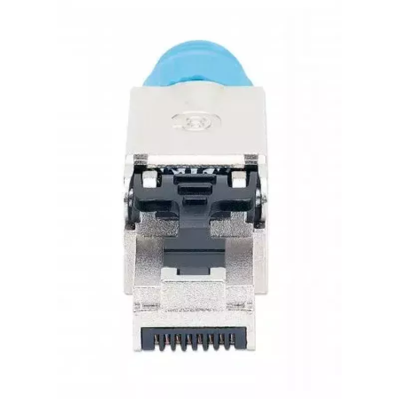 Intellinet Cat8.1 40G geschirmter werkzeugloser RJ45 Modularstecker Blau Stecker
