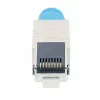 Intellinet Cat8.1 40G geschirmter werkzeugloser RJ45 Modularstecker Blau Stecker