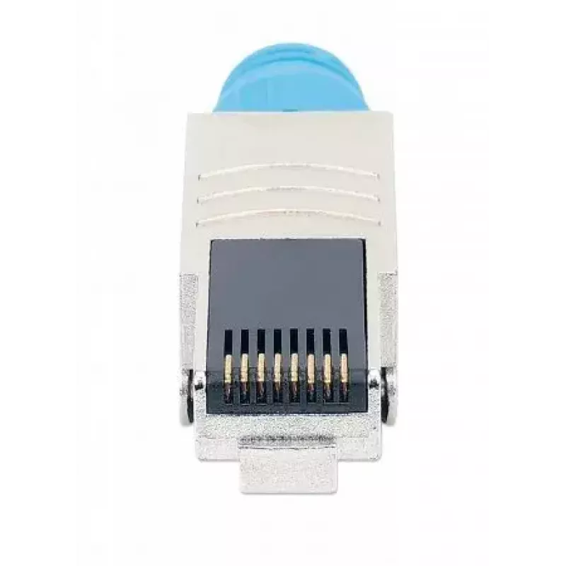 Intellinet Cat8.1 40G geschirmter werkzeugloser RJ45 Modularstecker Blau Stecker