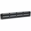 Intellinet Patch Panel, Cat6, UTP, 48-Port, 2U, Schwarz