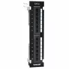 Intellinet Patch Panel, Cat6, Wandmontage, UTP, 12 Ports, Schwarz