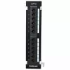Intellinet Patch Panel, Cat6, Wandmontage, UTP, 12 Ports, Schwarz