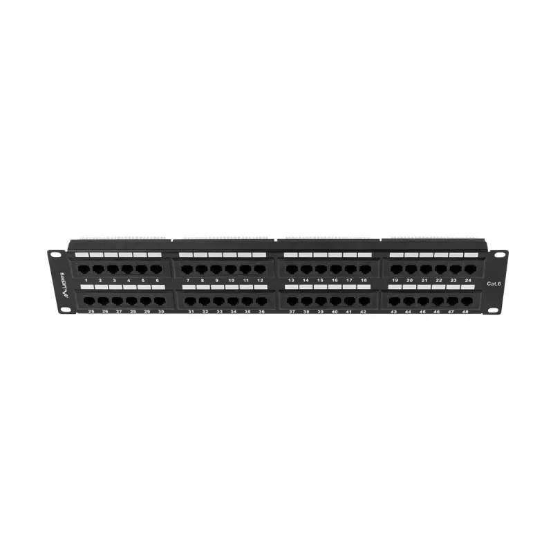 Rack-Zubehör Lanberg PPU6-2048-B 19 Zoll 2U 48 Ports