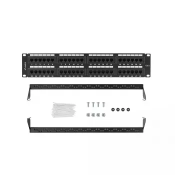 Rack-Zubehör Lanberg PPU6-2048-B 19 Zoll 2U 48 Ports