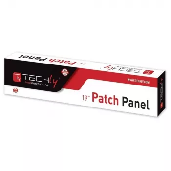 Techly Patch Panel UTP 24 Ports RJ45 Cat.5E I-PP 24-RU-C5ET