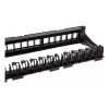 Techly Modularer Patchpanel 24 Plätze UTP mit herausnehmbaren Modulen 1HE Schwarz
