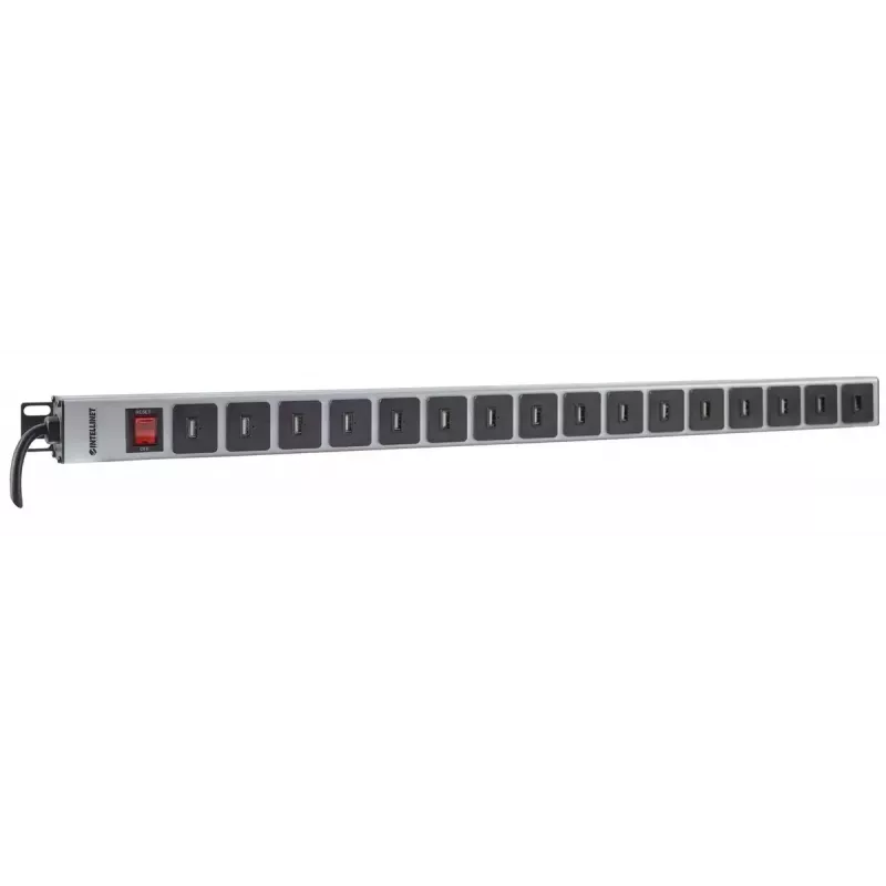 Stromverteilereinheit Intellinet Vertikale Rackmontage 16-Port USB-A