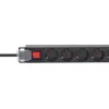 Intellinet 19 Zoll 1U Rackmount 9-fach PDU 16A Ein/Aus 2m Netzkabel