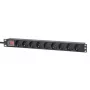 Intellinet 19 Zoll 1U Rackmount 9-fach PDU 16A Ein/Aus 2m Netzkabel