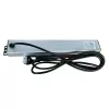 Techly I-CASE STRIP-16SH Steckdosenleiste (PDU) 6 AC-Ausgänge 1.5HE Schwarz, Silber
