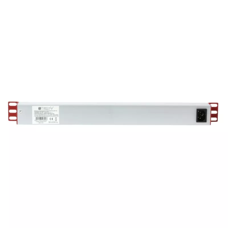Steckdosenleiste Techly Rack 19 Zoll Power Strip 1U 8 Ausgänge C13