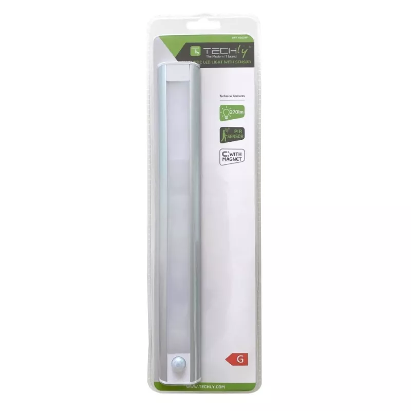 LED-Systemleuchte Techly I-CASE LIGHT-06 Weiß Aluminium 100-240V
