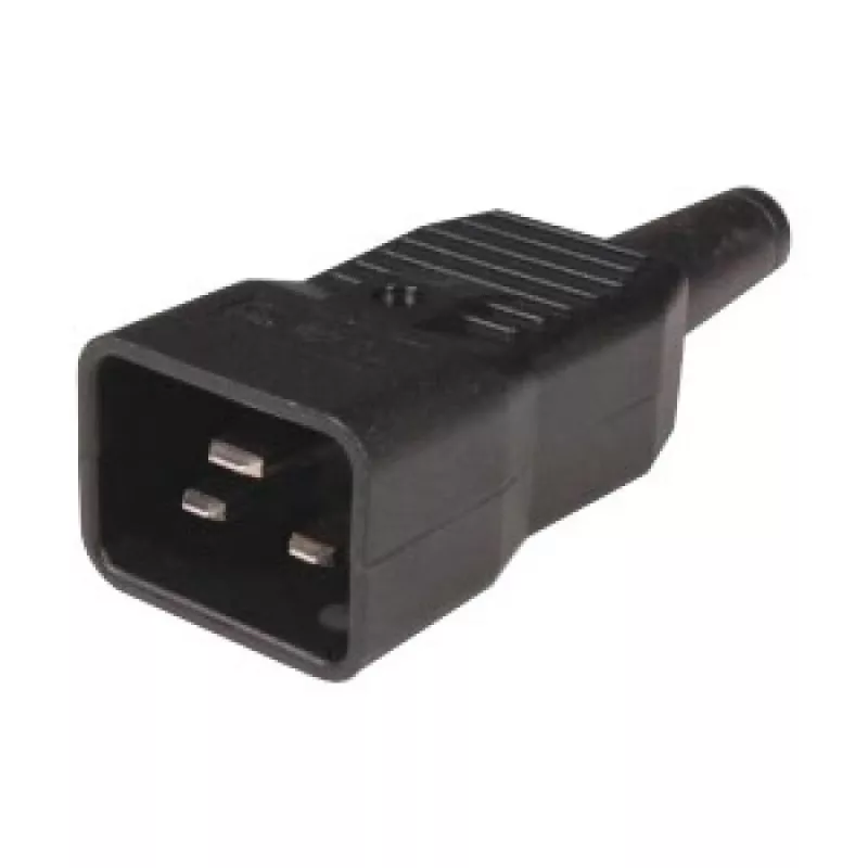 Techly I-CASE STRIP-18C20 Stromverteilungseinheit (PDU) 8 AC-Ausgang/Ausgänge 1U Schwarz, Rot