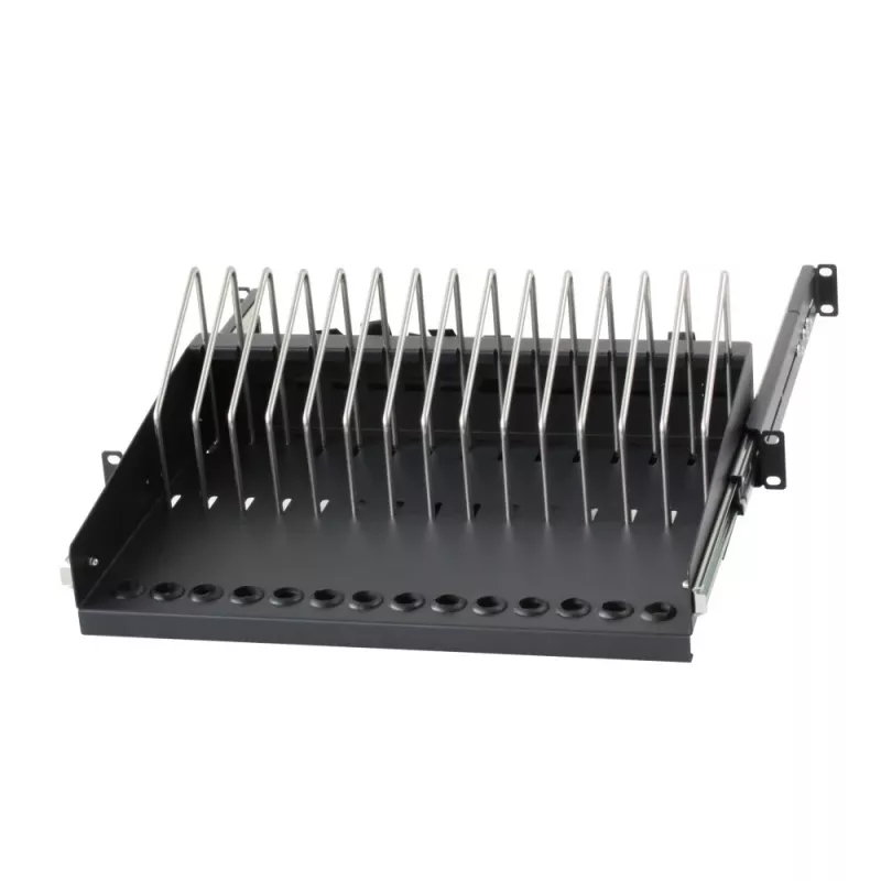 Rack-Ablage Techly I-CABINET-TRAY14BK Schwarz 4U 19 Zoll