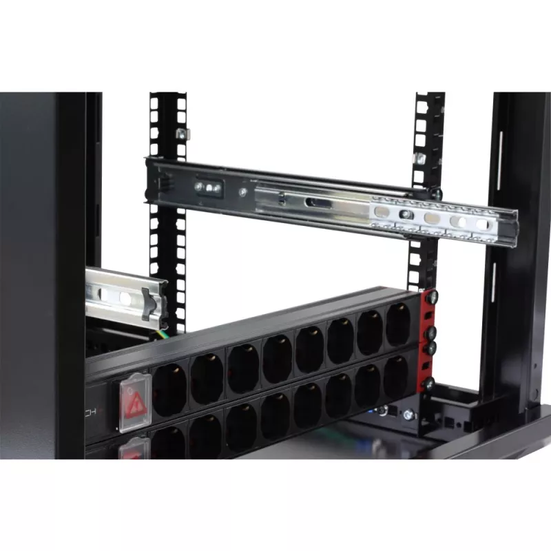 Rack-Ablage Techly I-CABINET-TRAY14BK Schwarz 4U 19 Zoll