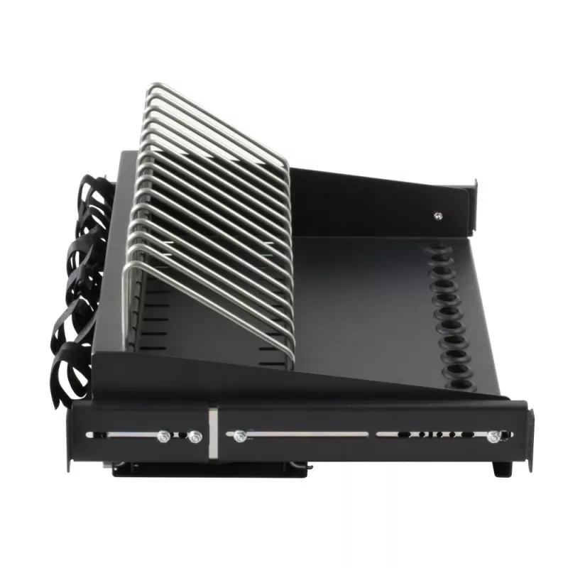 Rack-Ablage Techly I-CABINET-TRAY14BK Schwarz 4U 19 Zoll