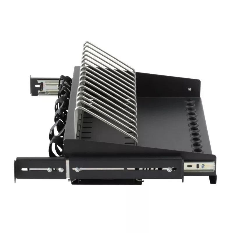 Rack-Ablage Techly I-CABINET-TRAY14BK Schwarz 4U 19 Zoll