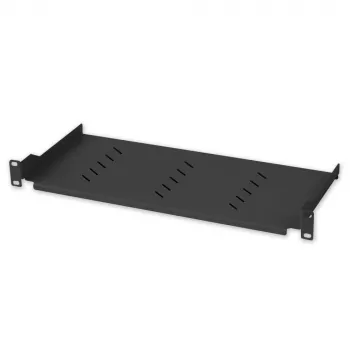 Rack-Einlegeboden Techly I-CASE TRAY-150BK Schwarz 1U 150 mm Tiefe