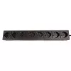 Techly 8-fach 19 Zoll Rack Power Strip mit 8 EIN/AUS-Schaltern 1,5HE