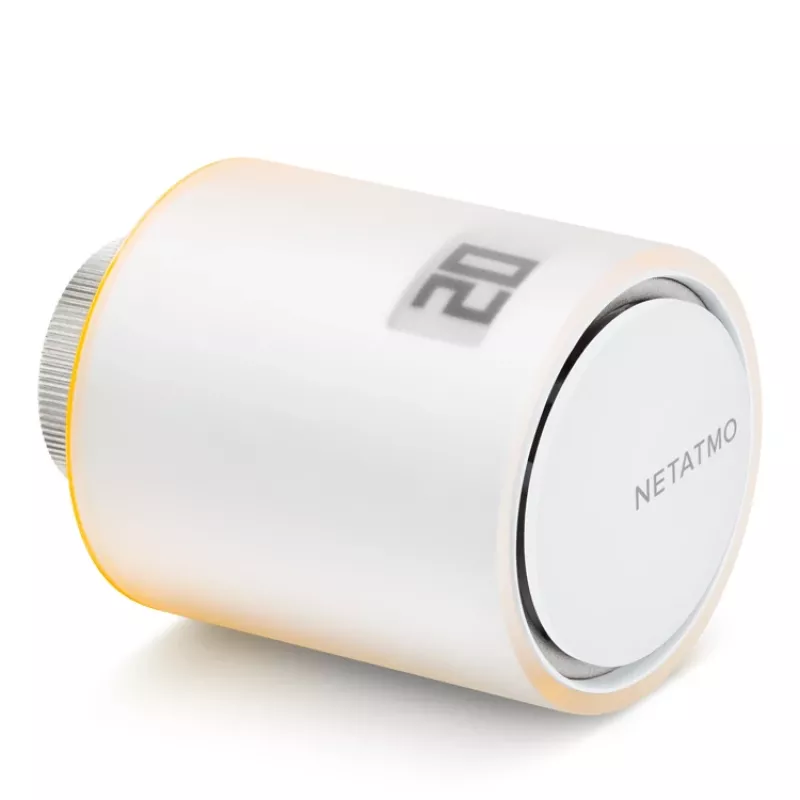 Netatmo Starter Pack - Smart Radiator Valves, Weiß, 0 - 50 °C, 2400 MHz, 100 m, 5 - 30 °C, °C