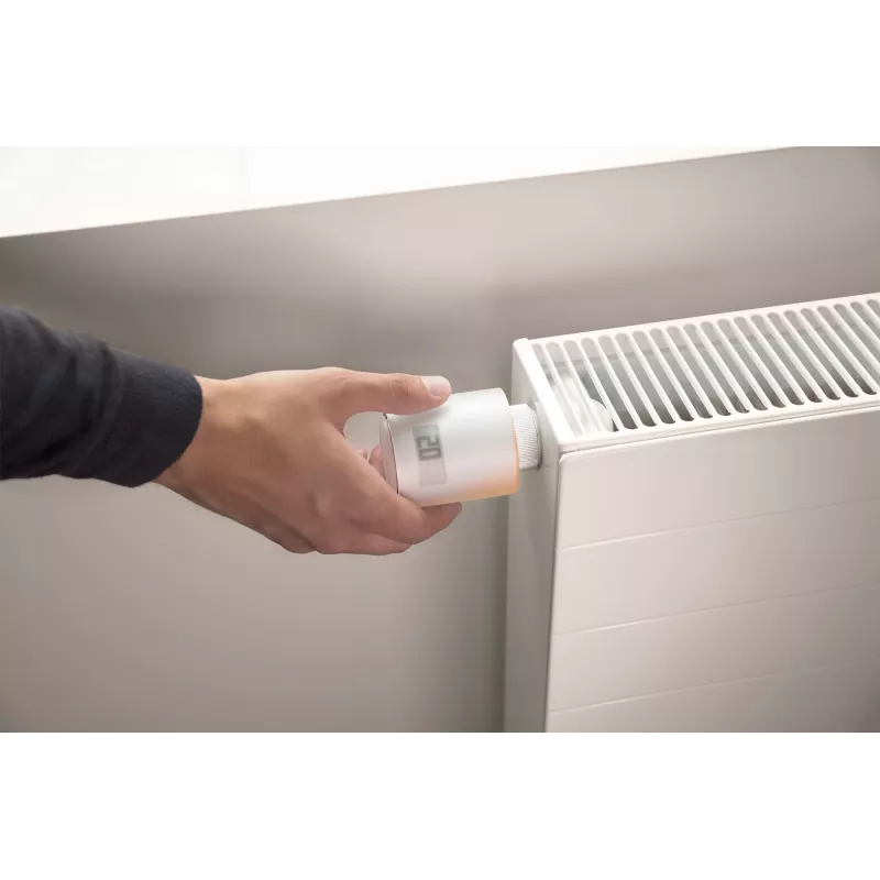 Netatmo Starter Pack - Smart Radiator Valves, Weiß, 0 - 50 °C, 2400 MHz, 100 m, 5 - 30 °C, °C