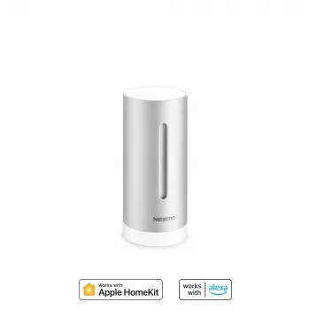 Netatmo Zusätzliches Smartes Innenmodul, Kabellos, 0,3°, 3%, Duraluminium, Aluminium, AAA