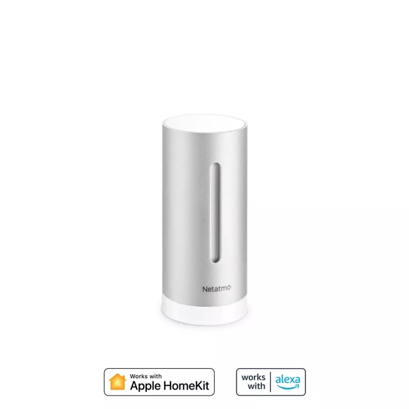 Netatmo Zusätzliches Smartes Innenmodul, Kabellos, 0,3°, 3%, Duraluminium, Aluminium, AAA