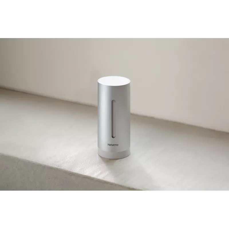 Netatmo Zusätzliches Smartes Innenmodul, Kabellos, 0,3°, 3%, Duraluminium, Aluminium, AAA