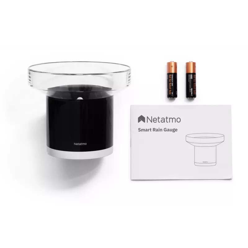 Netatmo Smart Regenmesser, Batterie, AAA, 1,5 V, 130 mm, 130 mm, 110 mm