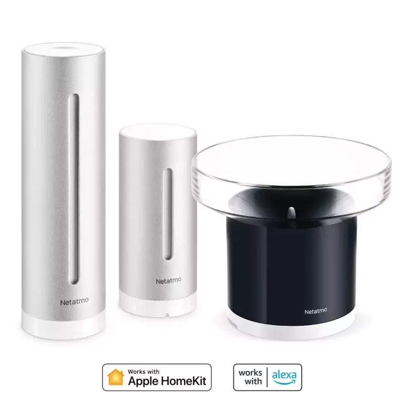 Netatmo Rain Pack „Smart Home Wetterstation + Smart Regenmesser“