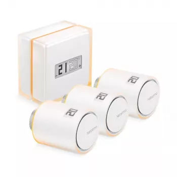 Netatmo Pack: Smart Thermostat + 3 zusätzliche Smart-Heizkörperventile