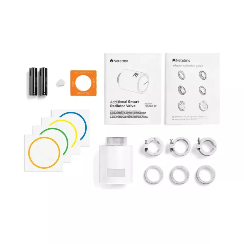 Smart Radiator Valves Netatmo Pack: 3 Additional Smart Radiator Valves