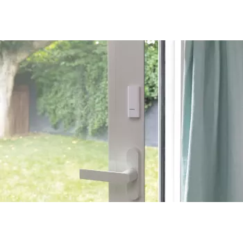 Tür-/Fenstersensor Netatmo DTG-EC kabellos wetterfest 3 V (2×AAA), Reichweite 80 m, weiß, Set mit 3 Stück